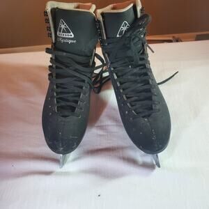 Jackson Mystique Mens Size 7 Figure Skates Black w/ Mark II Blades Ice Skating
